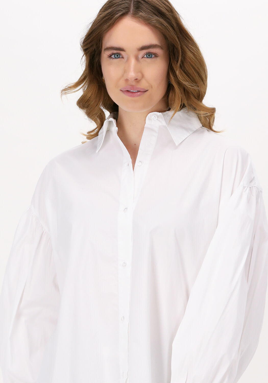 Wit overhemd dames oversized deals