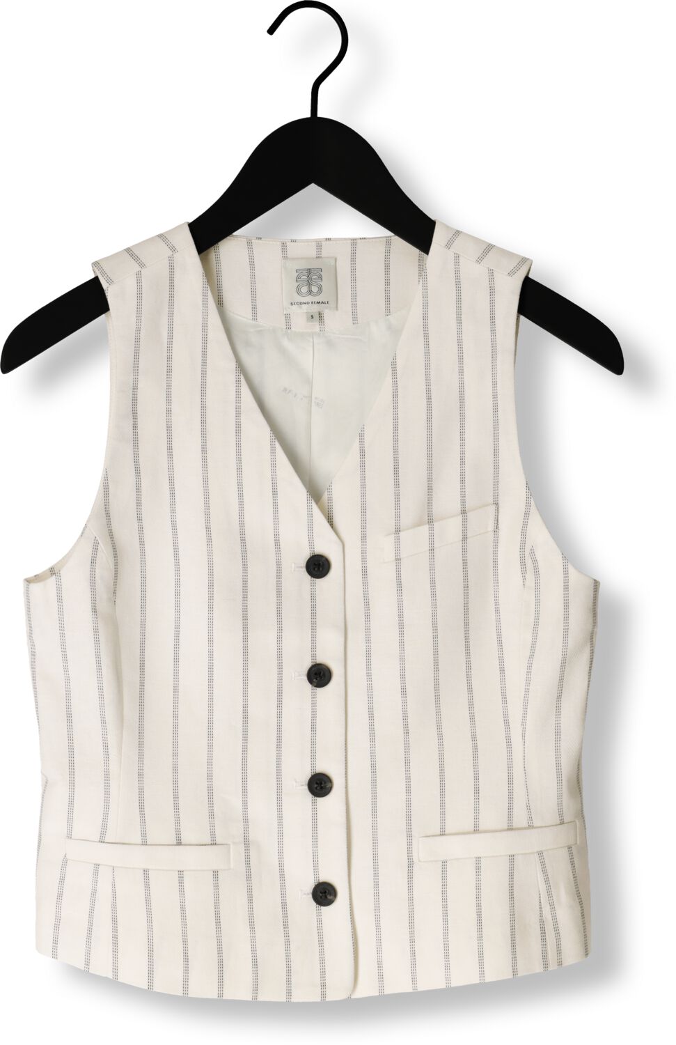 SECOND FEMALE Dames Blazers Esana Waistcoat Wit