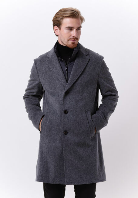 Grijze BOSS BLACK Mantel H-HYDE-BIB - large