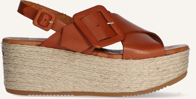 Cognac SHABBIES Platte sandalen 154020009 Cognac SHABBIES Platte sandalen 154020009 - large