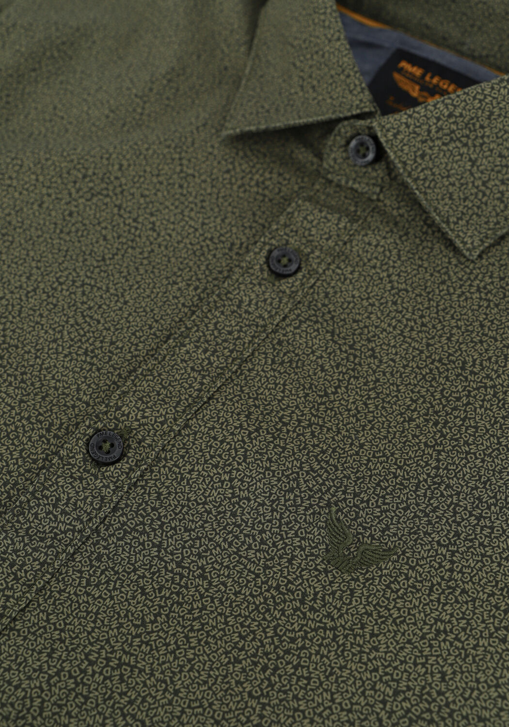 Groene PME LEGEND Casual overhemd LONG SLEEVE SHIRT POPLIN STRET - large