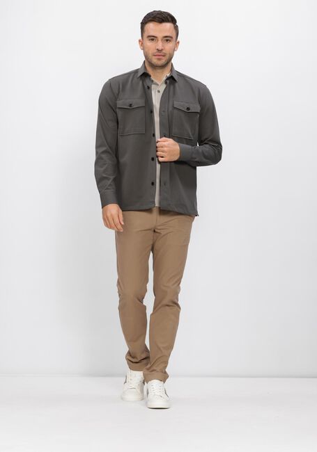 Taupe GENTI Overshirt MIDTOWN RELAXED FIT - large