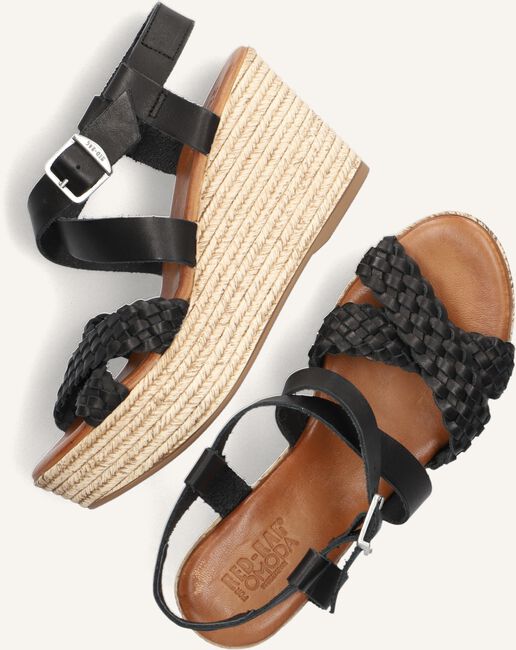 Zwarte RED-RAG Platte sandalen 79324 Zwarte RED-RAG Platte sandalen 79324 - large