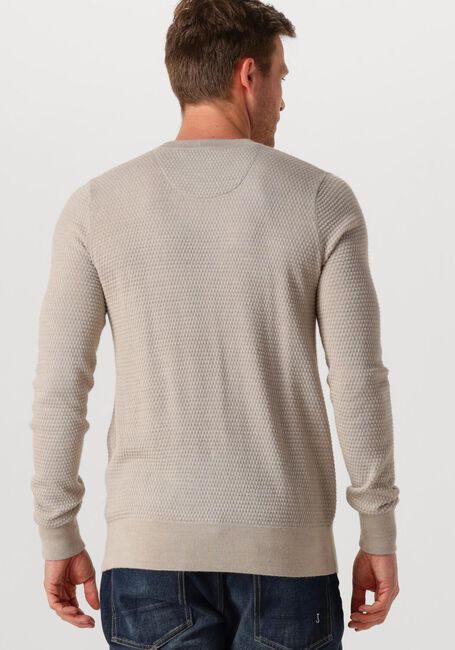 Beige BUTCHER OF BLUE Trui STRUCTURE CREW - large