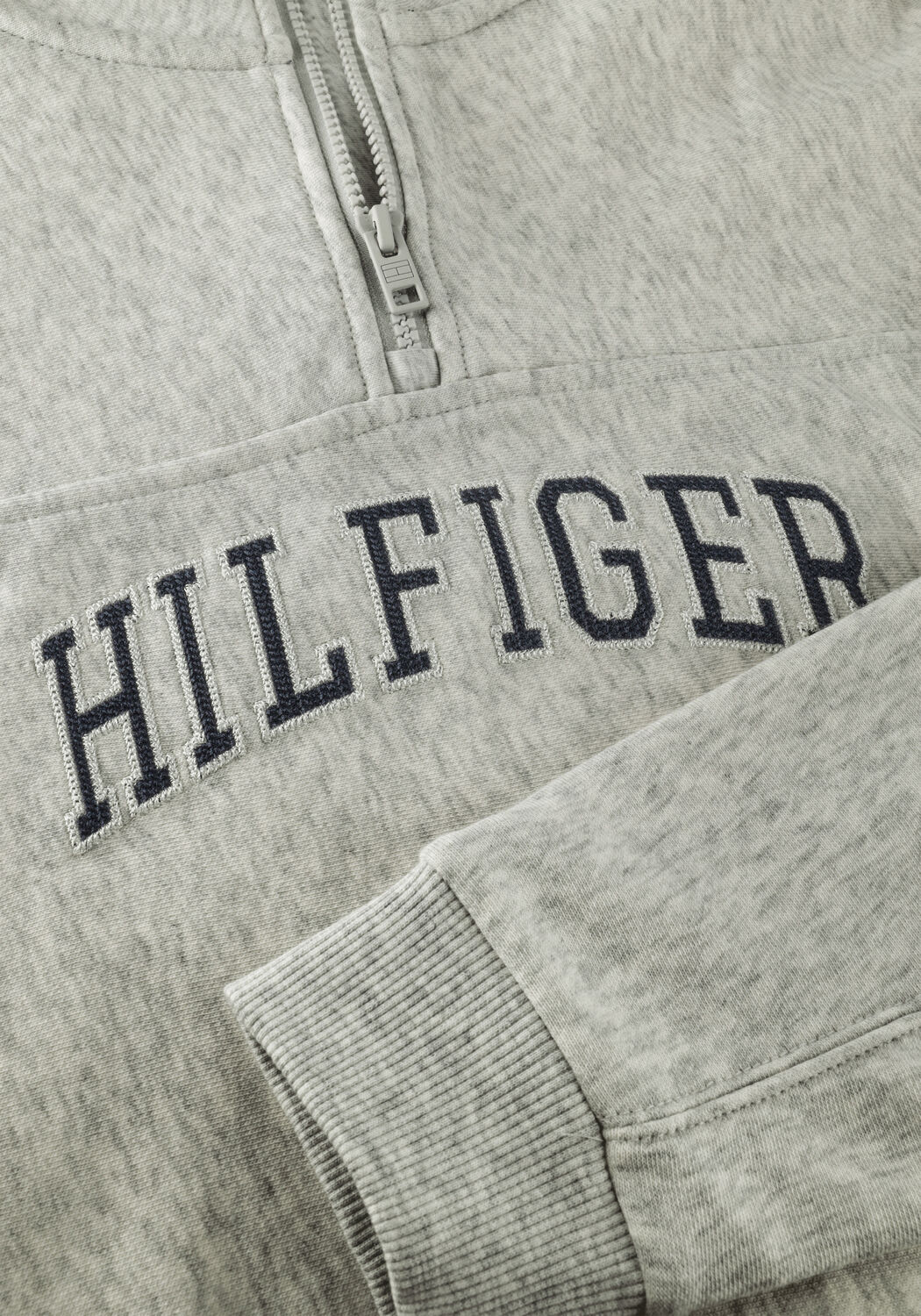Grijze TOMMY HILFIGER Sweater HILFIGER VARSITY ZIP SWEATSHIRT - large