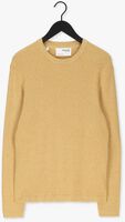 Gele SELECTED HOMME Trui SLHROCKS LS KNIT CREW NECK G N