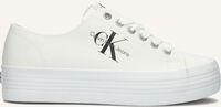 Witte CALVIN KLEIN Lage sneakers VULCANIZED FLATFORM LACEUP - medium