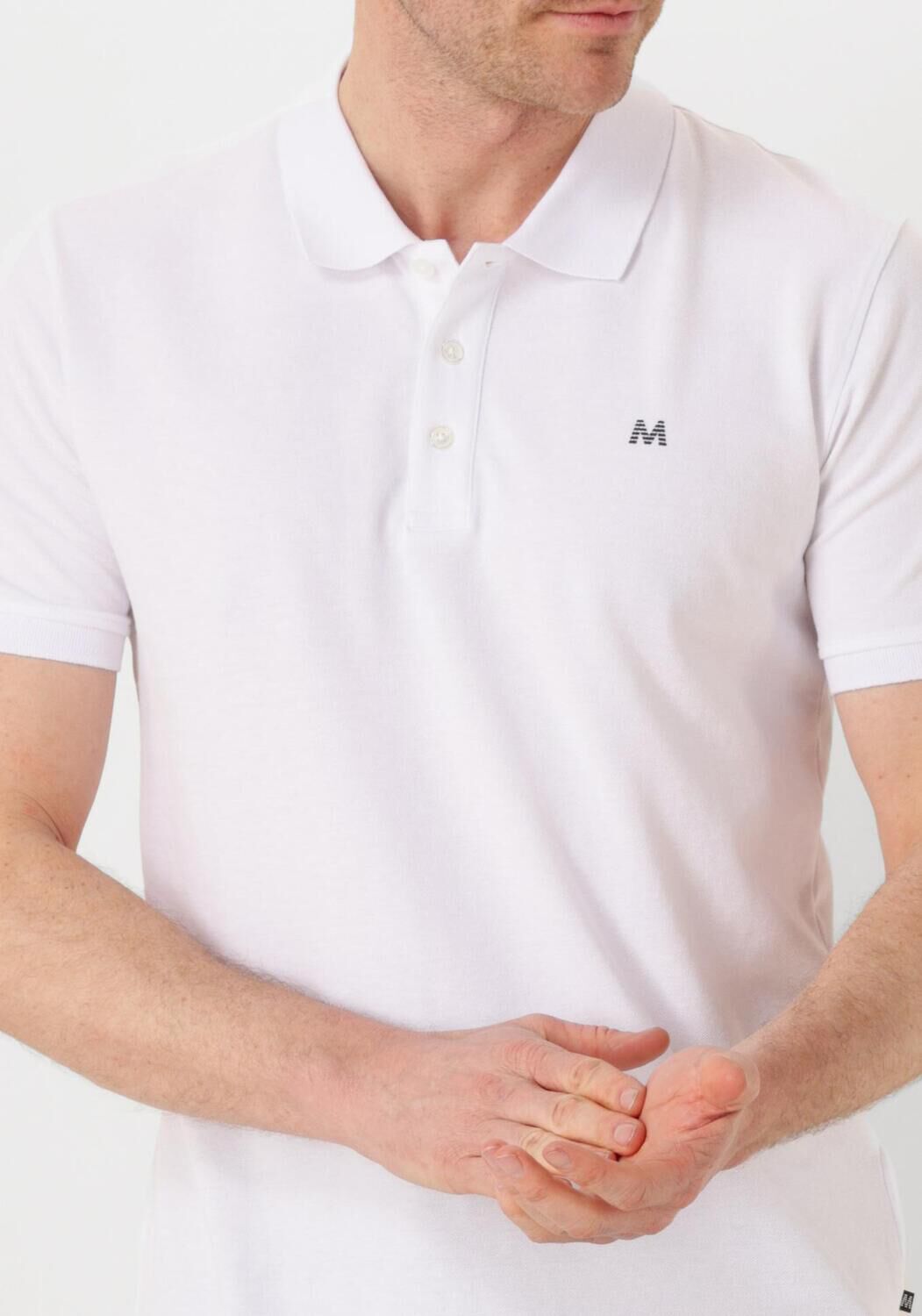MATINIQUE Heren Polo's & T-shirts Mapoleo Melange Wit