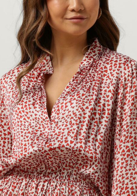 Rode EST'SEVEN Mini jurk EST’JOURNEE DRESS BAMBU - large
