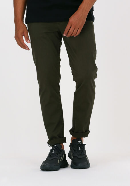 Donkergroene SELECTED HOMME Chino SLHSTRAIGHT-NEWPARIS FLEX PANT - large