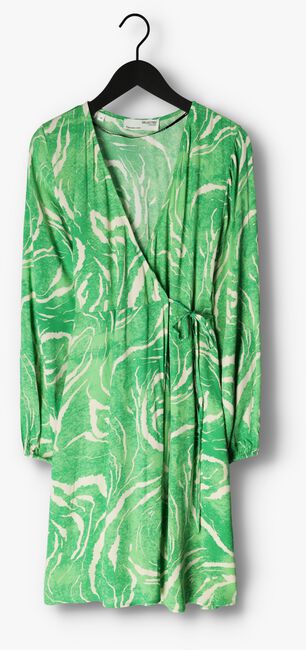 Groene SELECTED FEMME Mini jurk SLFFIOLA WRAP DRESS - large