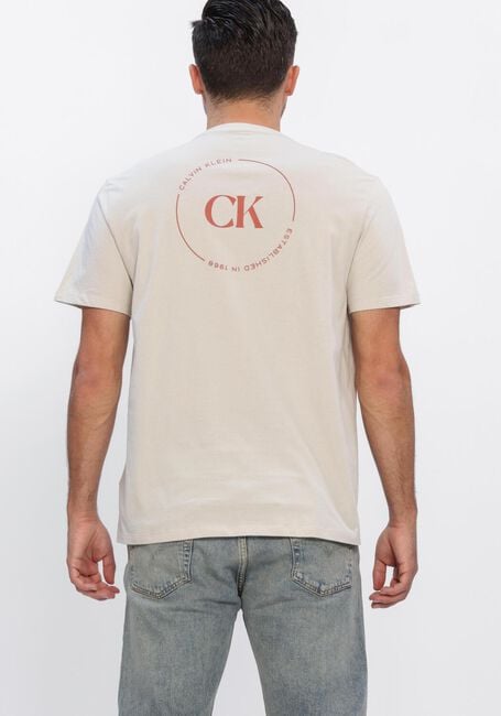 Zand CALVIN KLEIN T-shirt 30S EU WHOLESALE JEANS GRAPHICS - large