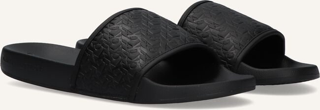 Zwarte CALVIN KLEIN Badslippers SLIDE EMBOSSED PES-PU-CO CK ME Zwarte CALVIN KLEIN Badslippers SLIDE EMBOSSED PES-PU-CO CK ME - large