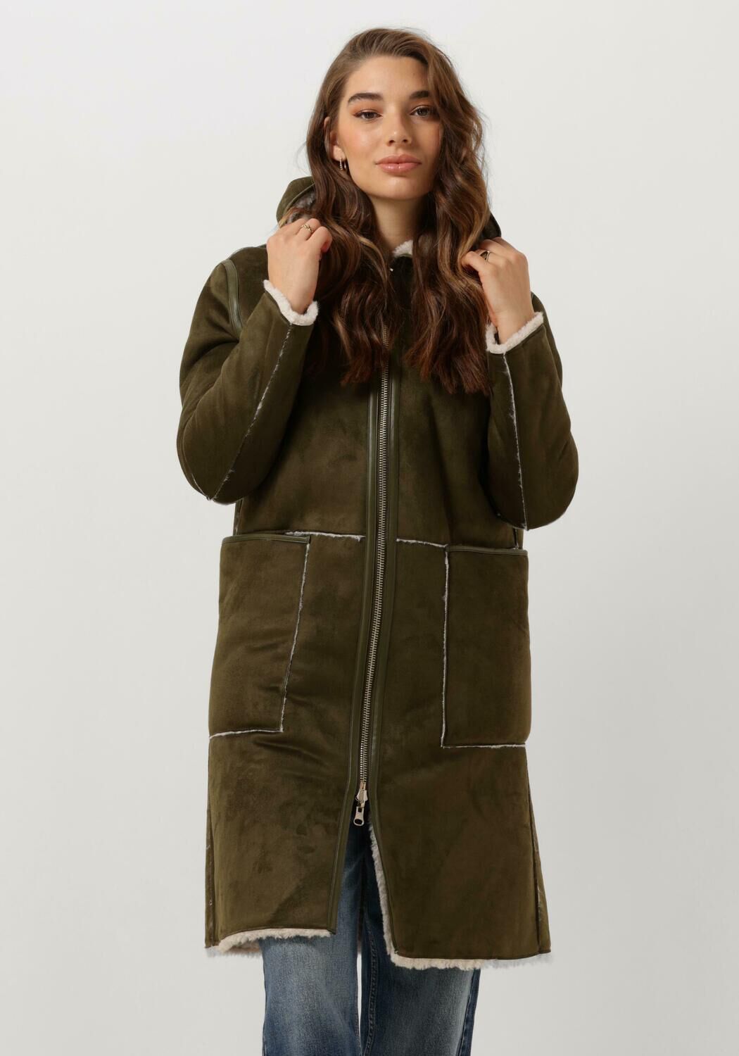 GOOSECRAFT Dames Jassen Gc Adelyn Coat Groen