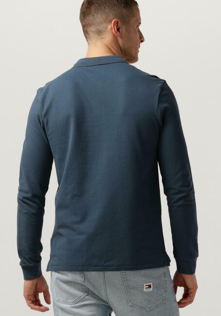 Blauwe PS PAUL SMITH Polo MENS SLIM FIT LS POLO SHIRT ZEBRA - large