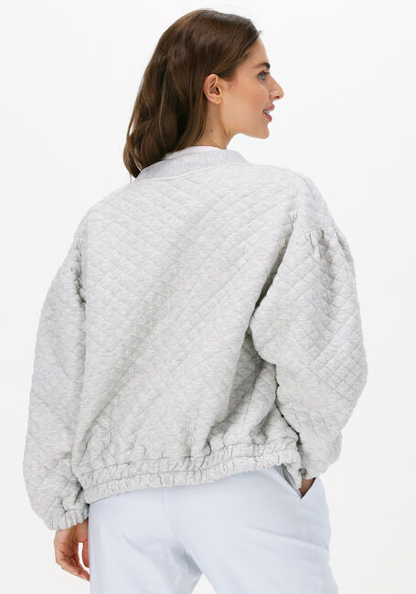 Lichtgrijze SECOND FEMALE Vest NEPATA SWEAT CARDIGAN - large