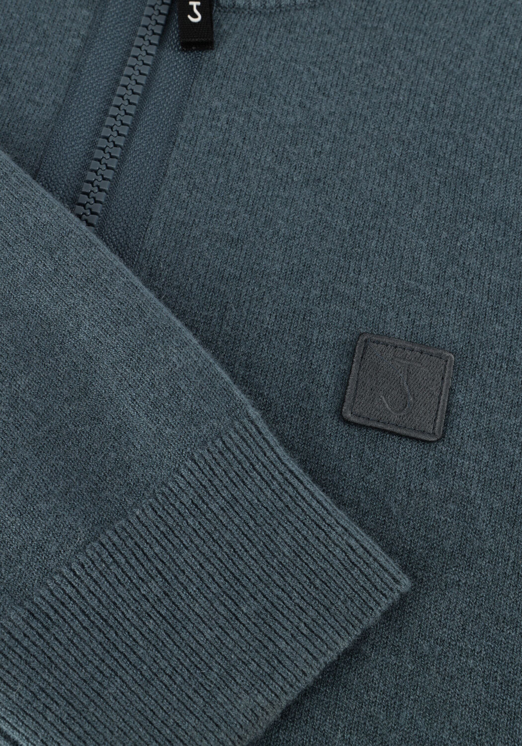 Grijze BUTCHER OF BLUE Trui CLIFDEN HALFZIP - large