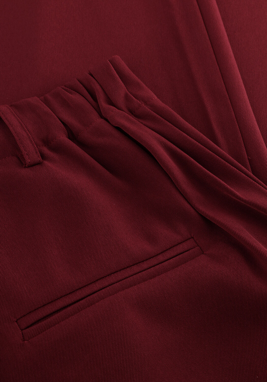 Bordeaux YDENCE Wijde broek PANTS SOLANGE TALL - large