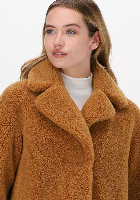 Bruine STAND STUDIO Teddy jas CAMILLE COCOON COAT TEDDY - large
