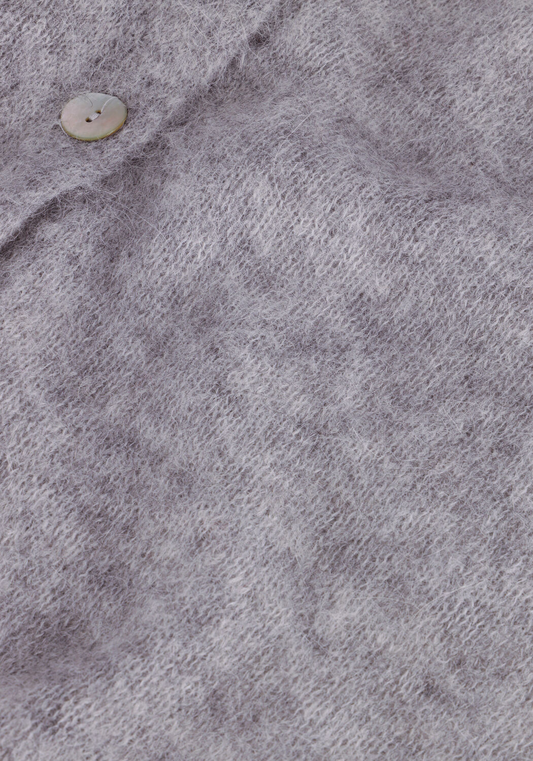 Grijze SUMMUM Vest CARDIGAN FEATHER LIGHT ALPACA KNIT - large