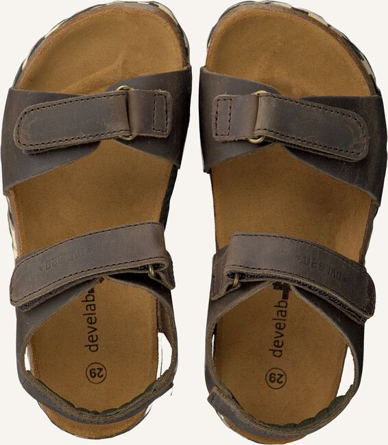 Groene DEVELAB Platte sandalen 48213 Groene DEVELAB Platte sandalen 48213 - large