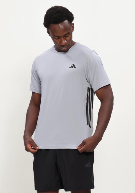 Lichtgrijze ADIDAS T-shirt TECHESS 3S TEE - large
