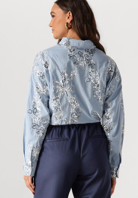 Blauwe NUKUS Blouses TESSA BLOUSE PAILLET - large