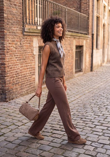 Bruine MOSCOW Wijde broek 66-02-TONY - large