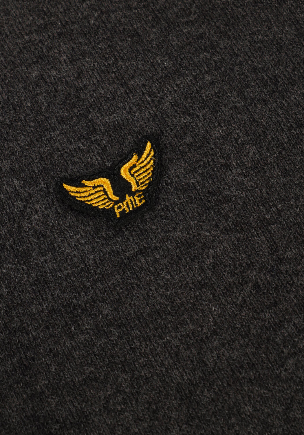 Grijze PME LEGEND Coltrui TURTLENECK COTTON ELITE KNIT - large