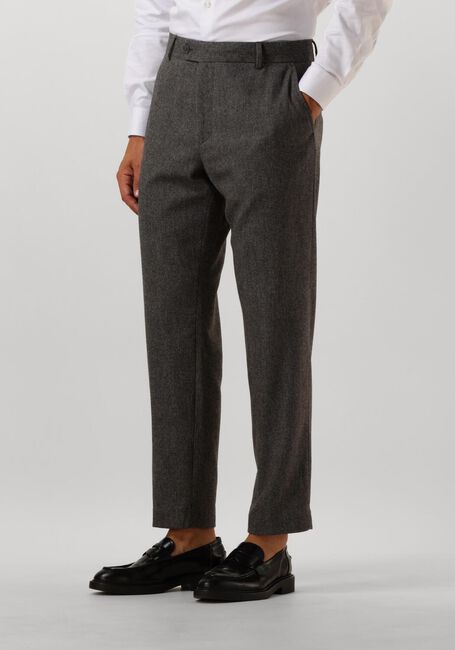 Grijze SELECTED HOMME Pantalon SLHSLIM-REED WOOL TRS - large
