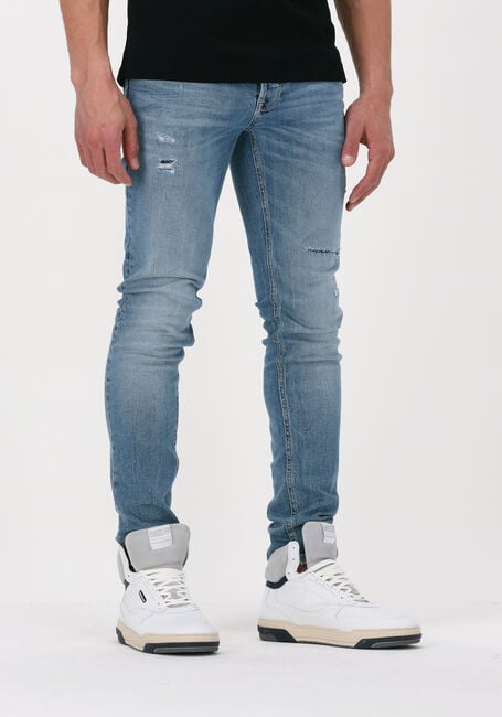 Blauwe CAST IRON Slim fit jeans RISER SLIM SOFT SUMMER VINTAGE - large
