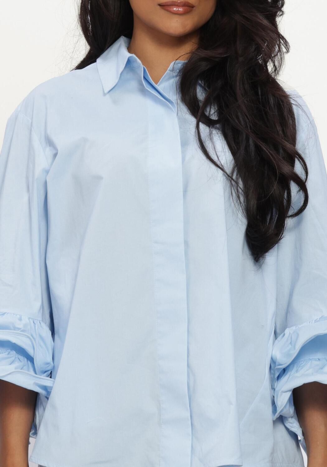 Lichtblauwe CO'COUTURE Blouses HALENCC FLARE SHIRT - large