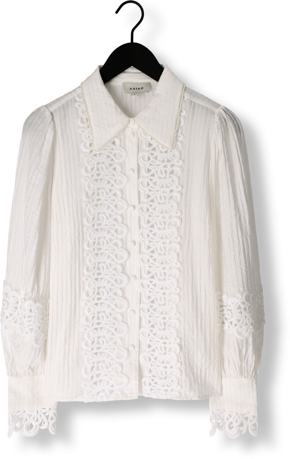 AAIKO Dames Blouses Loewy Vis 492 Wit