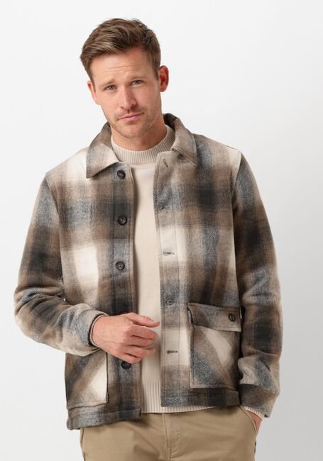 Grijze DSTREZZED Jack KEY CHECK JACKET - large