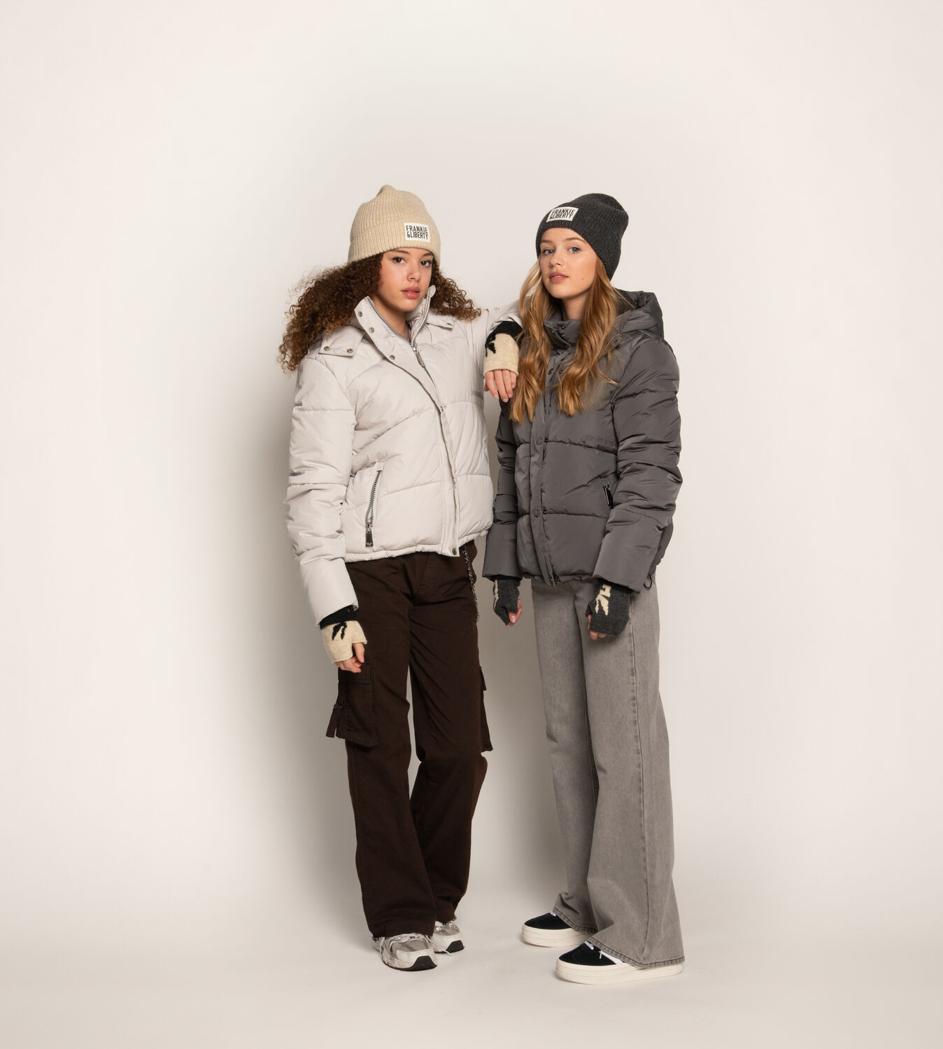 FRANKIE & LIBERTY Meisjes Jassen Pippa Puffer Coat Antraciet