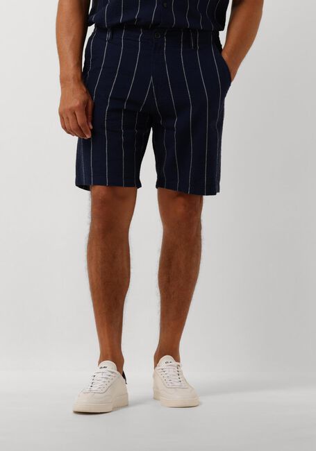 Donkerblauwe SELECTED HOMME Korte broek SLHREGULAR-WEST SHORTS CAMP - large