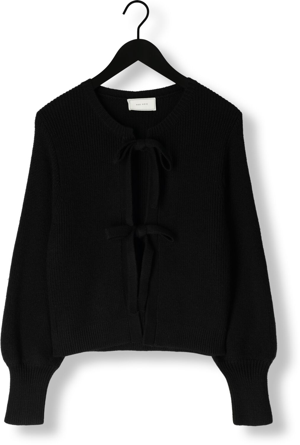 NEO NOIR Dames Truien & Vesten Muscado Knit Cardigan Zwart