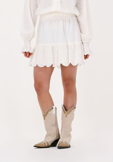 Witte ALIX THE LABEL Minirok BRODERIE SKIRT - large