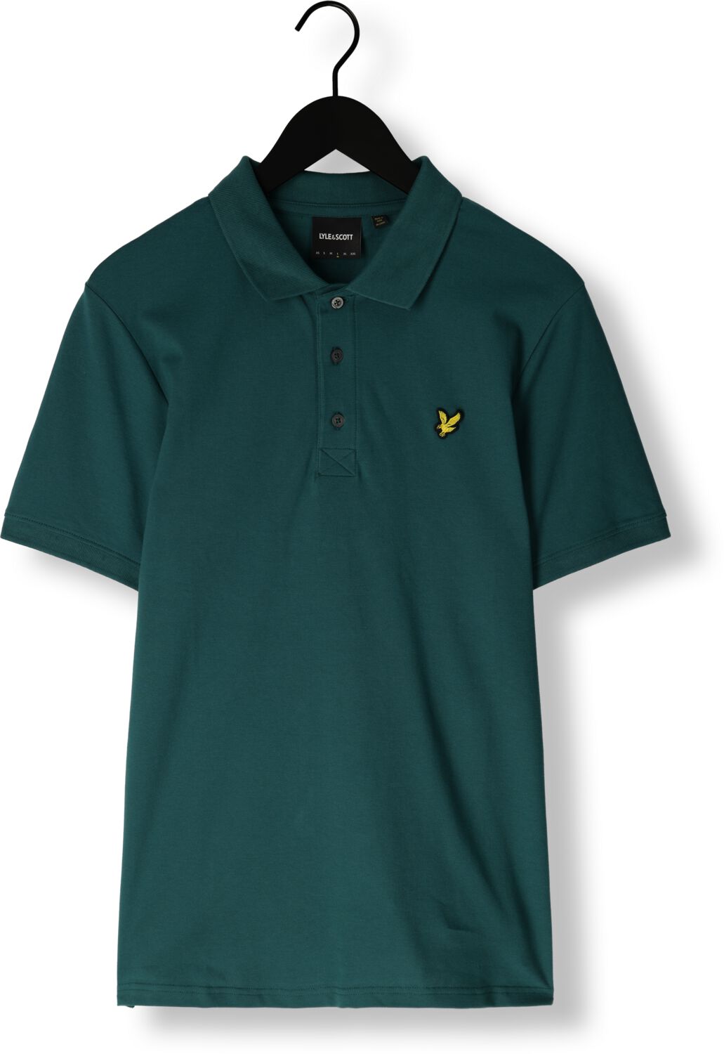 LYLE & SCOTT Heren Polo's & T-shirts Plain Polo Donkergroen