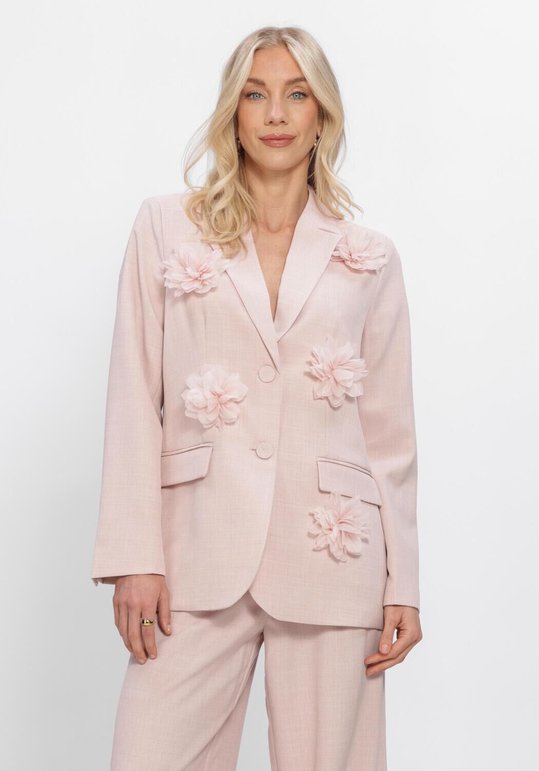 Roze Y.A.S. Blazers YASMIMI LS FLOWER BLAZER - large