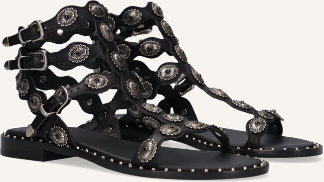 Zwarte ASH Platte sandalen PHOENIX Zwarte ASH Platte sandalen PHOENIX - large