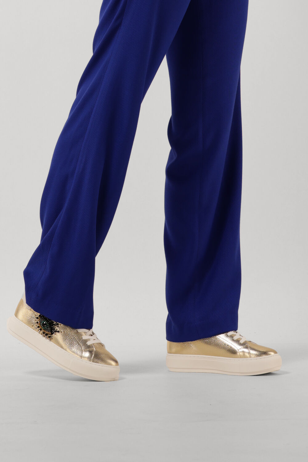 Gouden KURT GEIGER LONDON Lage sneakers LANEY EYE - large