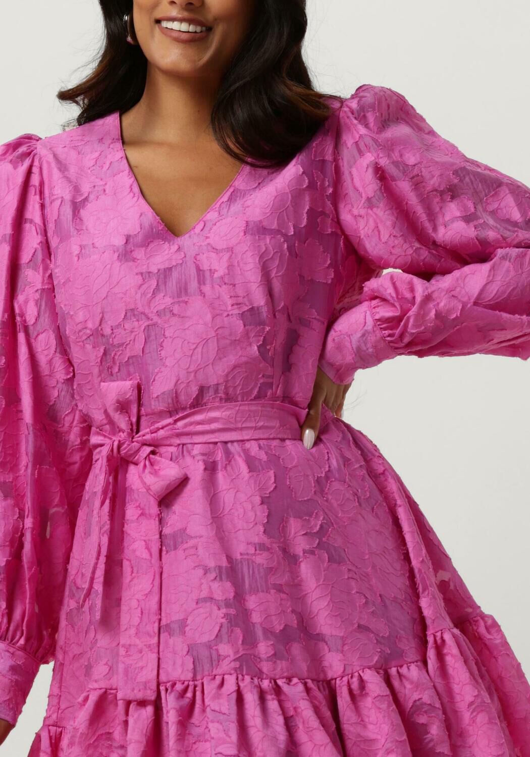 SELECTED FEMME Dames Jurken Slfcathi-sadie Short V-neck Dress Roze