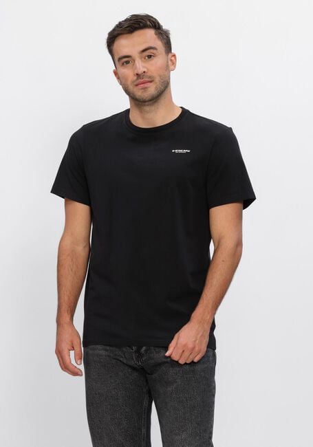Zwarte G-STAR RAW T-shirt SLIM BASE R T S\S - large