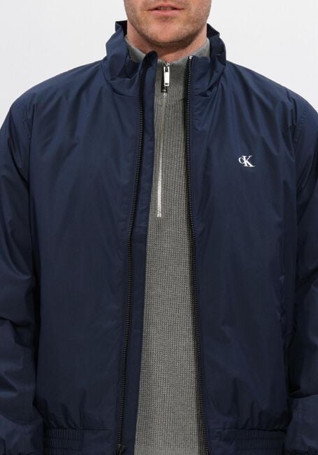 Donkerblauwe CALVIN KLEIN Jack LS RIPSTOP PADDED HARRINGTON JKT - large