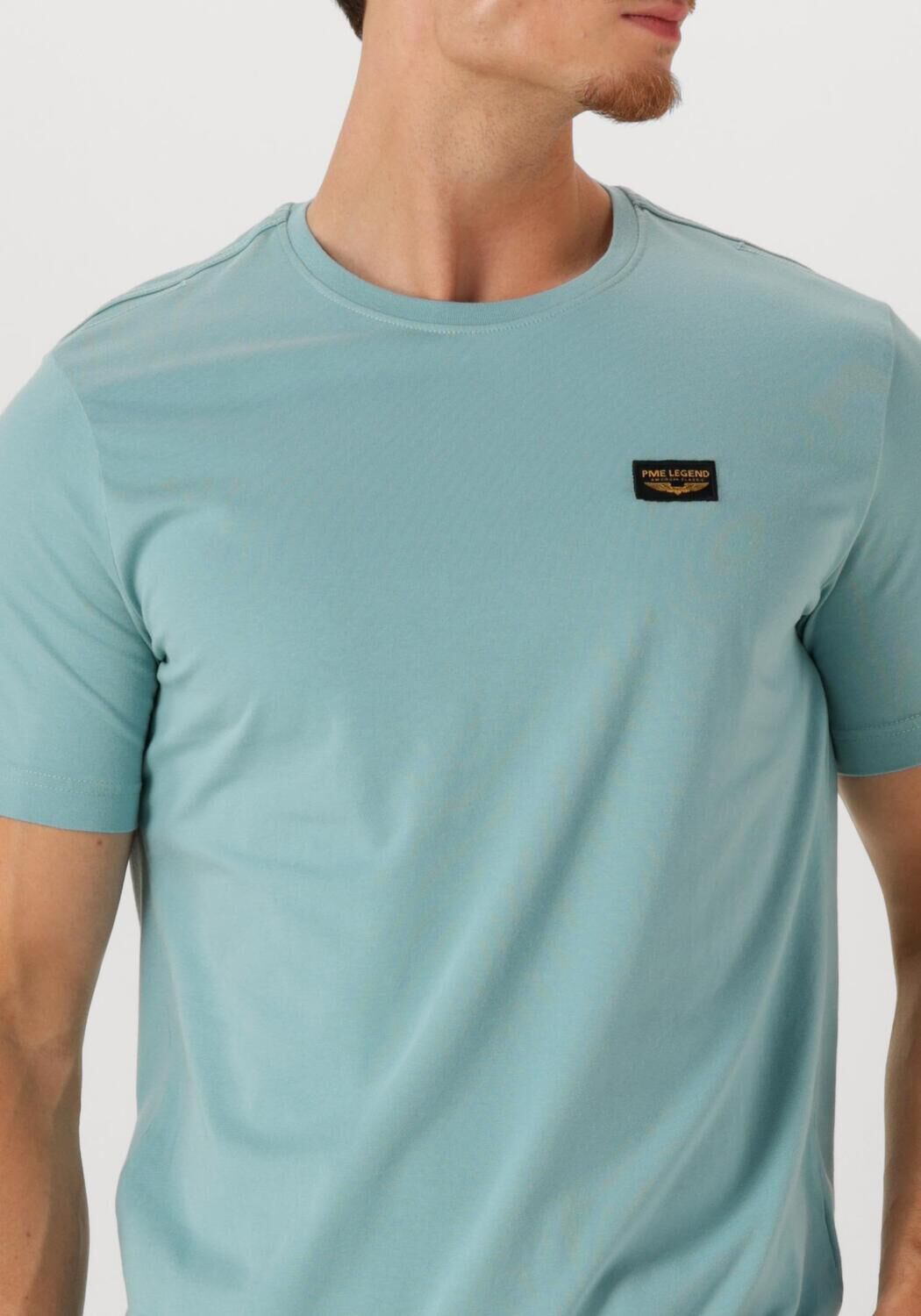 PME LEGEND Heren Polo's & T-shirts Short Sleeve R-neck Guyver Tee Blauw