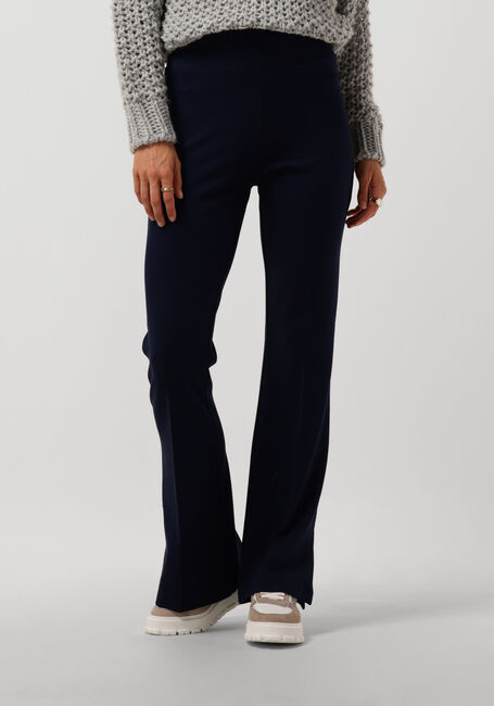 Donkerblauwe JANSEN AMSTERDAM Flared broek LECIA - large