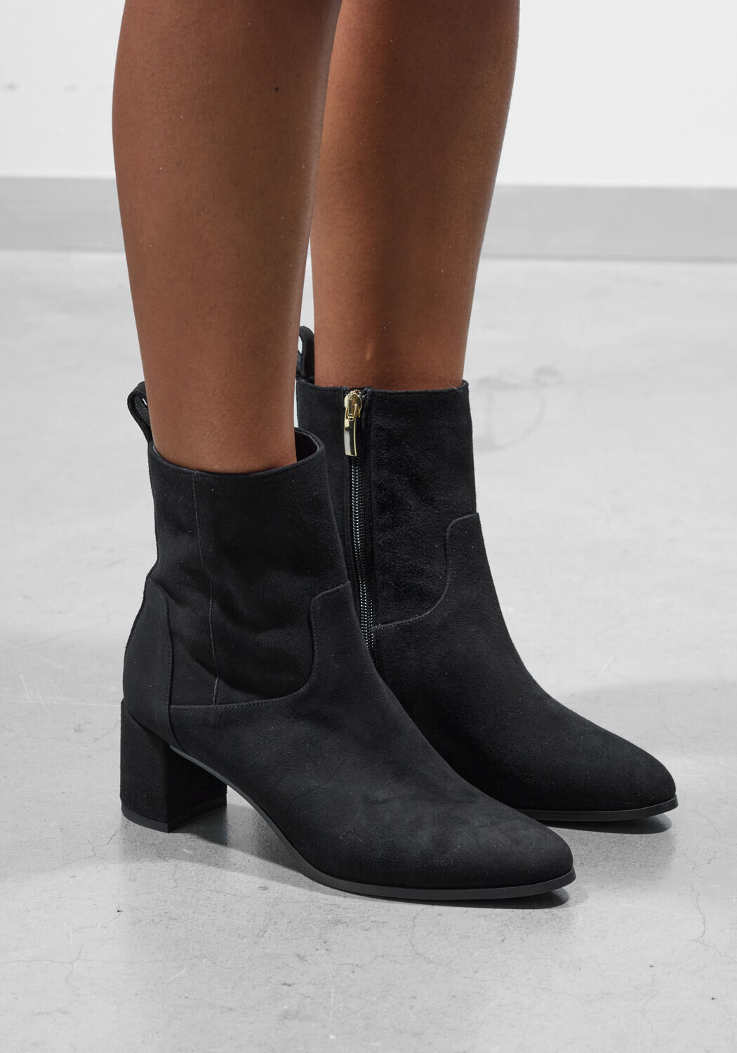 Zwarte LINA LOCCHI Enkellaarsjes 8543 - medium