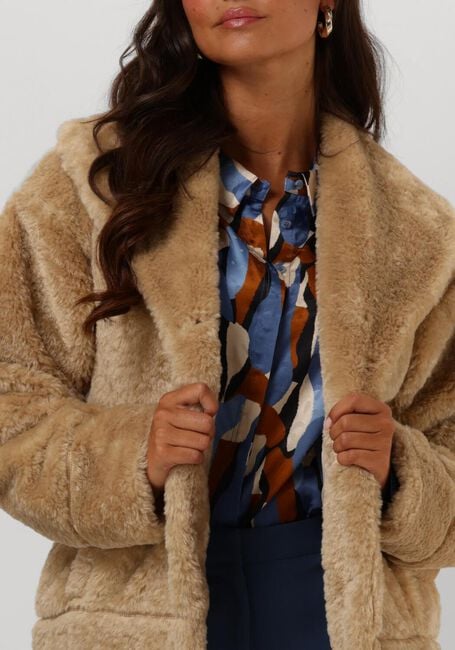 Zand NOTRE-V Faux fur jas NV-EDEN - large