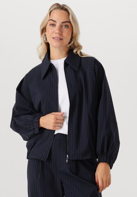 Donkerblauwe WITHBLACK Jack WBLVALENTINA STRIPED BOMBER - large